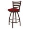Holland Bar Stool Co 30" Swivel Bar Stool, Brnz Finish, Graph Ruby Seat X410 - alternate 4